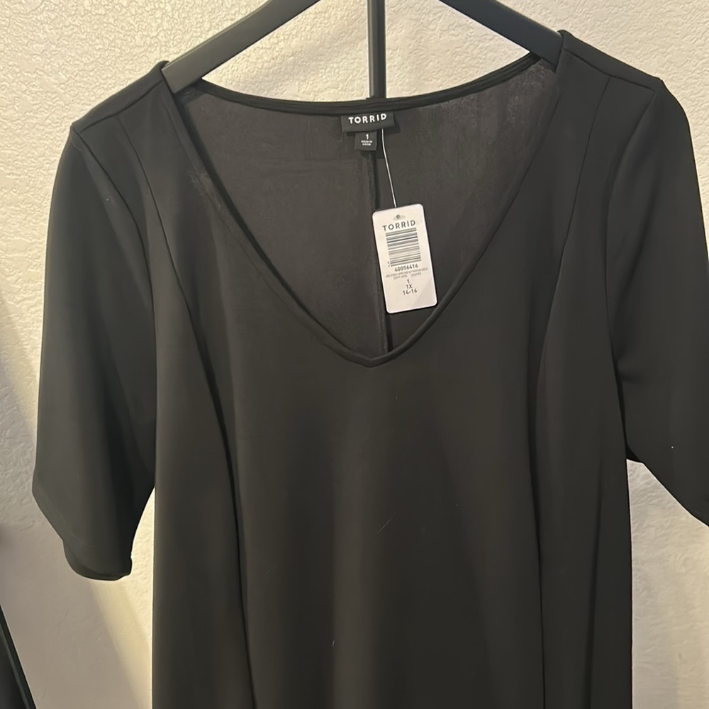 NWT Torrid black dress. Size 1x - Picture 3 of 3